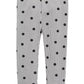 Legging Pied-de-poule com estampa de bolinhas First Impressions para bebê menina, branca, tamanho 3 a 6 meses