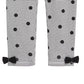 Legging Pied-de-poule com estampa de bolinhas First Impressions para bebê menina, branca, tamanho 3 a 6 meses