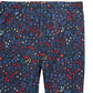 Leggings estampadas florais para bebês meninas First Impressions, pretas, tamanho 12 meses