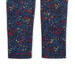 Leggings estampadas florais para bebês meninas First Impressions, pretas, tamanho 12 meses
