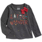 Camiseta Little Wonder para bebê First Impressions, cinza escuro, tamanho 24 meses