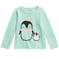 Camiseta infantil First Impressions para bebês meninas, tamanho 24 meses, verde, pinguim