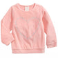 Blusa de veludo com estampa de coração First Impressions para bebê menina, tamanho rosa, 24 meses