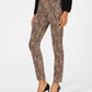 Calça jeans skinny feminina Incessential Leopard da INC International Concepts, marrom, tamanho 6