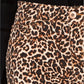 Calça jeans skinny feminina com estampa de leopardo da INC International Concepts, laranja, tamanho 16 P