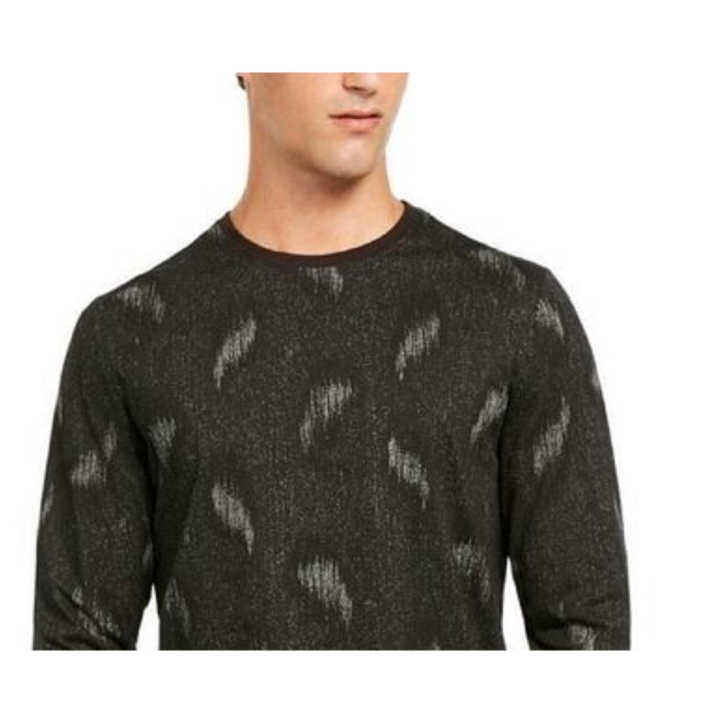 Camisa estampada masculina Alfani Paisley preta tamanho XX-G