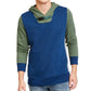 Moletom com capuz e cinto American Rag masculino com blocos de cores, verde, tamanho extragrande