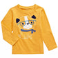 Camiseta infantil de algodão Smart Dog First Impressions para meninos, tamanho dourado, 18 meses