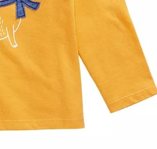 Camiseta infantil de algodão Smart Dog First Impressions para meninos, tamanho dourado, 18 meses