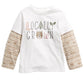 Camiseta infantil First Impressions Baby Boys, algodão, com camadas, aparência local, tamanho 18 meses