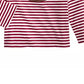 Camiseta de futebol listrada de algodão para meninos First Impressions, vermelha, tamanho 18 meses