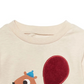 Camiseta infantil manga comprida esquilo First Impressions para meninos, bege, tamanho 12 meses