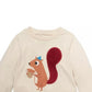 Camiseta manga longa esquilo First Impressions para bebês meninos, bege, tamanho 24 meses