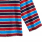 Camiseta listrada de manga comprida First Impressions para bebê menino, cinza, tamanho 3 a 6 meses