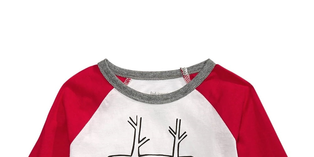 Camiseta estampada de rena First Impressions para bebê menino, branca, tamanho 18 meses