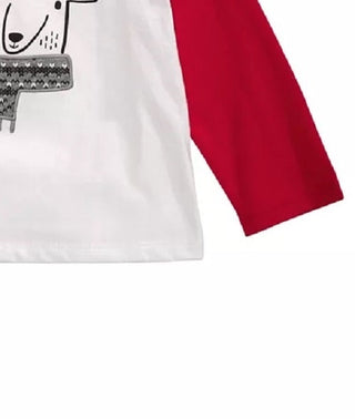 Camiseta estampada de rena First Impressions para bebê menino, branca, tamanho 24 meses