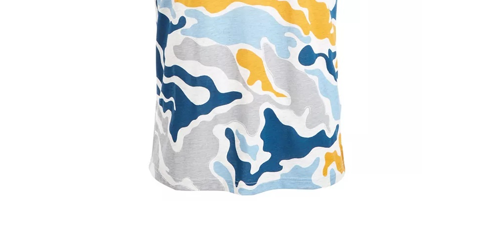 Camiseta camuflada americana masculina Spaced Out, cinza escuro, tamanho XXG