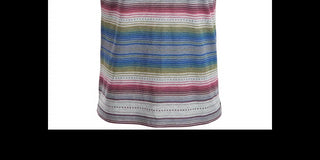 Camiseta listrada masculina American Rag Blanket cinza tamanho extra grande