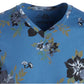 Camiseta masculina American Rag Open Ground Floral, azul marinho, tamanho médio