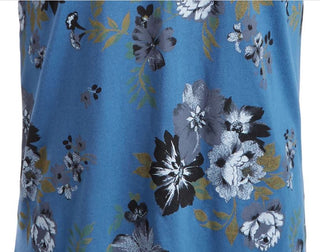Camiseta masculina American Rag Open Ground Floral, azul marinho, tamanho médio