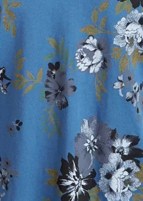 Camiseta masculina American Rag Open Ground Floral, azul marinho, tamanho extragrande