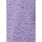 Karen Scott Suéter Feminino de Gola Alta em Algodão Marmoreado Roxo Tamanho Grande