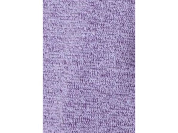 Karen Scott Suéter Feminino de Gola Alta em Algodão Marmoreado Roxo Tamanho Médio