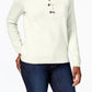 Karen Scott Suéter Henley Feminino de Algodão Marmorizado Tamanho Natural Extra Pequeno
