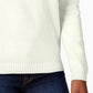 Karen Scott Suéter Henley Feminino de Algodão Branco Tamanho Pequeno Médio