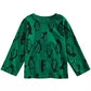 Camiseta de algodão com estampa de pinguim First Impressions para meninos, verde escuro, tamanho 3 a 6 meses