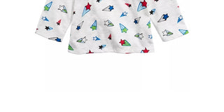 Camiseta infantil First Impressions Baby Boy Star, cinza, tamanho 12 meses