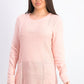 Karen Scott Suéter Feminino Patchwork com Ponto Rosa Tamanho Extra Grande