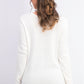 Karen Scott Suéter Feminino Patchwork com Ponto Branco Tamanho Extra Pequeno