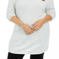 Túnica feminina Karen Scott Plus Size com bainha curva, tamanho natural 2X