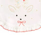 Babador reversível de algodão para bebê First Impressions, tamanho regular, branco
