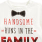 Camiseta de algodão com estampa bonita para meninos First Impressions, branca, tamanho 12 meses