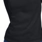 Camiseta feminina lisa com manga 3/4 Maison Jules, preta, tamanho grande