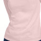 Camiseta feminina lisa com manga 3/4 Maison Jules, rosa, tamanho XS