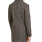 INC International Concepts Logan Plaid Topcoat Masculino Cinza Tamanho Pequeno