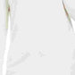 JM Collection Suéter Feminino com Mangas Apertadas e Gola Alta, Branco, Tamanho Grande