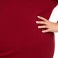 Suéter Dolman Plus Size Feminino JM Collection Vermelho Tamanho 2X