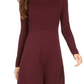 Vestido suéter de malha canelada feminino Style &amp; Co, roxo, tamanho XX-G