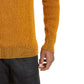 Suéter masculino INC International Concepts Gold Heather com manga comprida e zíper de um quarto, amarelo escuro, tamanho XXX-G