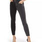 Calça jeans skinny feminina INC International Concepts, dois tons, preta, tamanho 2