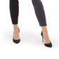 Calça jeans skinny feminina INC International Concepts, dois tons, preta, tamanho 2