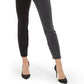 Calça jeans skinny feminina bicolor da INC International Concepts, preta, tamanho 8