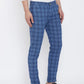 Calça jeans skinny xadrez feminina INC International Concepts, azul, tamanho 10