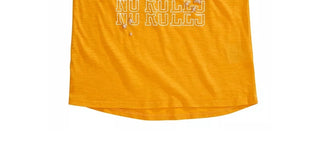 Camiseta Epic Threads Big Girls No Rules Amarelo Escuro Tamanho Extra Grande