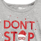Camiseta estampada Epic Threads Big Girls Believer, cinza, tamanho pequeno