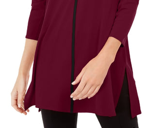 Túnica Alfani Feminina Tubinho Vinho Tamanho Pequeno Médio